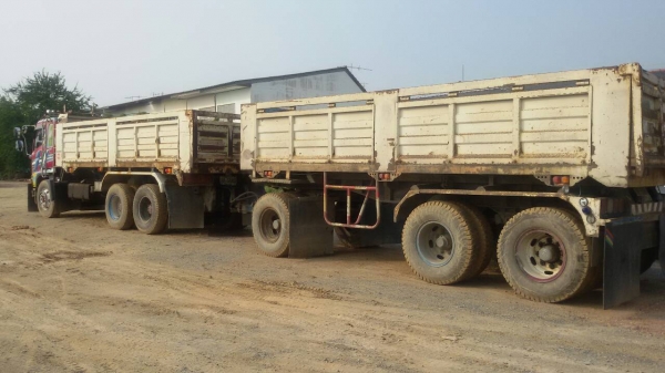 HINOเมกก้าเครื่อง260แม่ลูก3คานยัดครัชซึสวย.สภาพสวยพร้อมใช้งาน.ราคา1,650,000บ