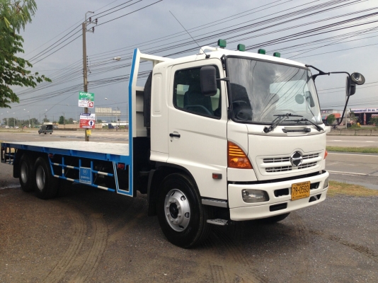 ขายรถ 10 ล้อ HINO  MEGA FL ยูโร 3 กระบะพื้นเรียบยาว 7.5 เมตร เครื่องยนต์ 220 แรงม้า สนใจติดต่อ 080-4477814 พีรพงษ์