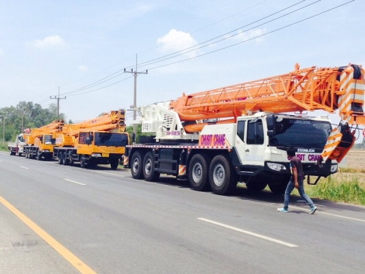 ให้บริการเช่ารถเครน ขนาด 16-400 ตัน ทั่วประเทศ ทั้งรายวัน และรายเดือน และรับขนย้ายเครื่องจักรทุกประเภท ติดต่อ : 084-5986154,084-5986155