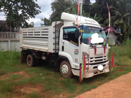 ขายดาวน์รถบรรทุก 6 ล้อดัมพ์ ISUZU FRR 210 แรงม้า ไมล์ 17000 กม. ขายดาวน์ 500000