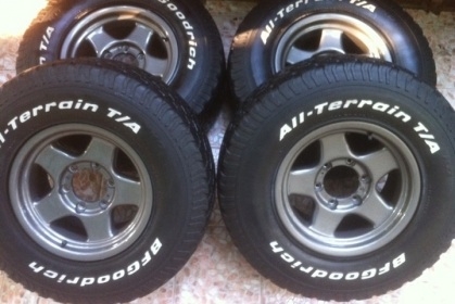 ล้อ bradley 15 พร้อมยาง BF goodrich 31