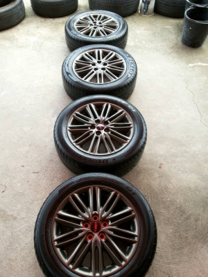 ล้อ Altis TRD ขอบ16พร้อมยาง Dunlop  ปี13