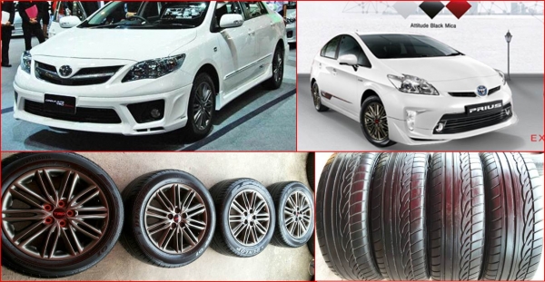 ล้อ Altis TRD ขอบ16พร้อมยาง Dunlop  ปี13