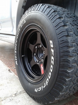 มาแล้วครับ max xt-9 รัดด้วยยาง bf at 265/70/16 ปี 11 มาแล้วครับ max xt-9 รัดด้วยยาง bf at 265/70/16 ปี 11