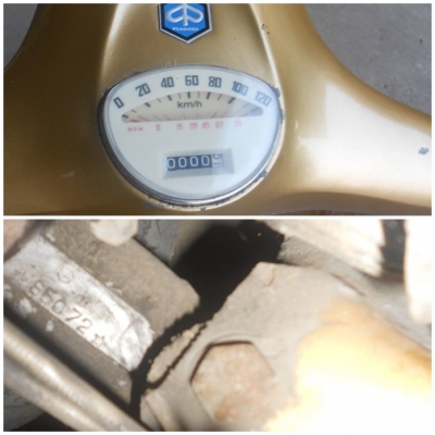 Vespa150cc ไฟเหลี่ยมล้อ8"อิตาลี