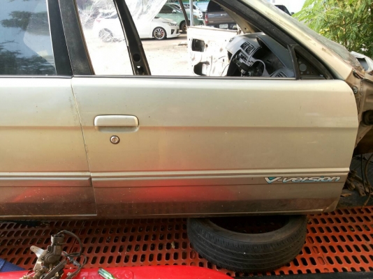 กลอนประตูหน้า ไฟฟ้า เซ้นทรัลล๊อค พร้อมชุดสายไฟในแผงประตู โซลูน่า มุมส้ม V-Version