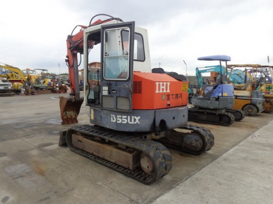 ขายรถขุด  IHI 55 UX  ปั้มพ์นิ้ว คอลโทรลน้ำมัน