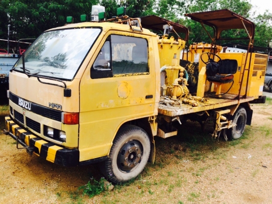 รถ6ล้อตีเส้นจราจร115แรงISUZU NPR59LU5M-7103100 (เดิมรถการทาง)ช่วงรถดั้มดิน 3.40ม.(เอาหัว-คัสซีก็ได้) รถสวยดี...