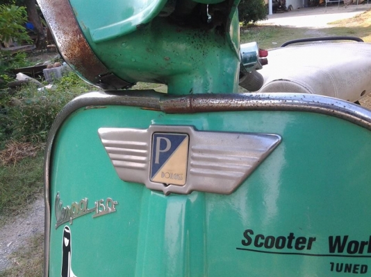 ขาย vespa ตัวรถสปิ้นหัวเหลี่ยมครับ เลขโครง เครื่อง 64 ครับ รถ no book ขายตามสภาพครับ ราคา 29,500 บาท