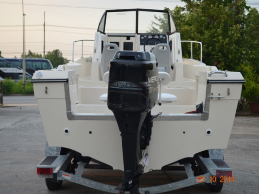 Renken 2288, 23 foot พร้อม trailer, บันไดเรือ (ไม่รวมเครื่อง)