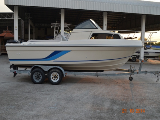 Renken 2288, 23 foot พร้อม trailer, บันไดเรือ (ไม่รวมเครื่อง)