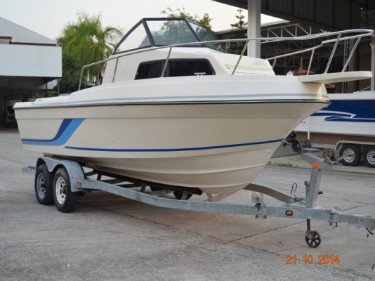 Renken 2288, 23 foot พร้อม trailer, บันไดเรือ (ไม่รวมเครื่อง)