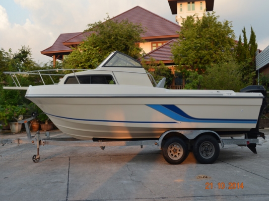 Renken 2288, 23 foot พร้อม trailer, บันไดเรือ (ไม่รวมเครื่อง)