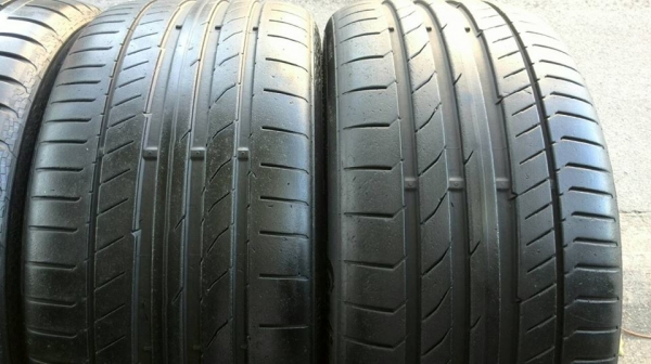 ขายยาง Continentel 235-35-19 ปี11,12 ดอกเต็ม ไม่ร้าว ไม่กินข้าง ยกชุด 6,900.-