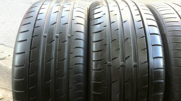 ขายยาง Continentel 235-35-19 ปี11,12 ดอกเต็ม ไม่ร้าว ไม่กินข้าง ยกชุด 6,900.-