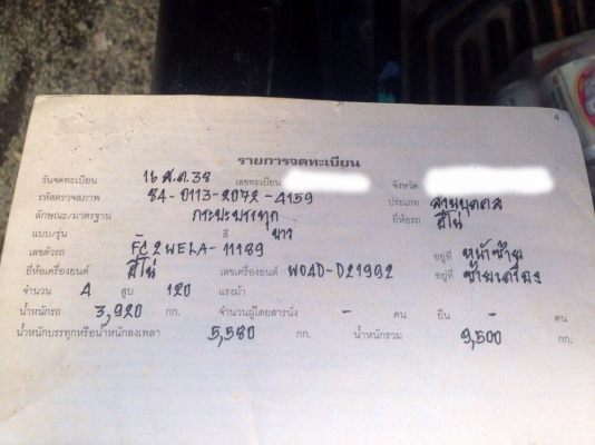 ขายรถ6ล้อดั้มพ์ HINO FC2WELA เครื่อง WO4D-D 120 แรงม้า สนใจโทร 081-970-1072 ขายรถ6ล้อดั้มพ์ HINO FC2WELA เครื่อง WO4D-D 120 แรงม้า สนใจโทร 081-970-1072