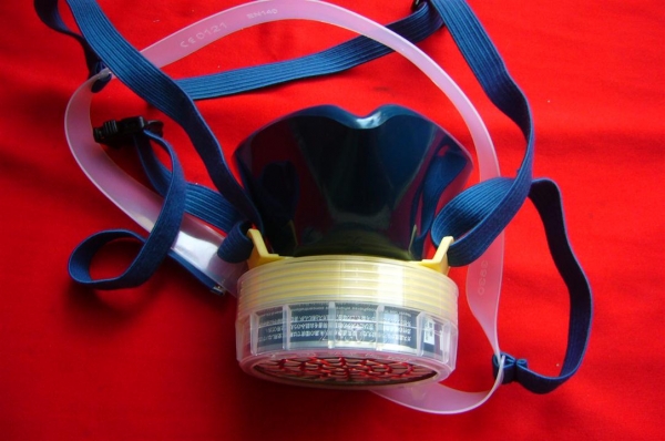 หน้ากากนิรภัยท่อเดี่ยว 3 M ( SIZE M ) + ไส้กรองอากาศ SHIGEMATSU