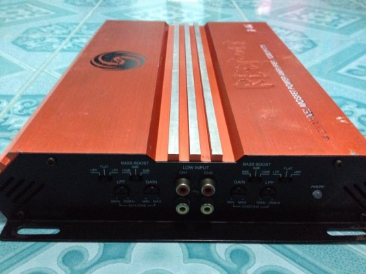 แอมป์4ch red power มือสองสภาพเดิมๆ ขับกลางแหลมเสียงดี ขาย1250 บาท