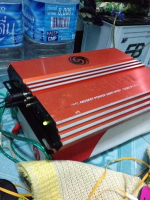 แอมป์4ch red power มือสองสภาพเดิมๆ ขับกลางแหลมเสียงดี ขาย1250 บาท