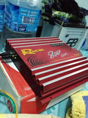 แอมป์2ch ROCK มือสองสภาพเดิมๆ เสียงดี ขับกลางแหลมชัด ขาย 950 บาท