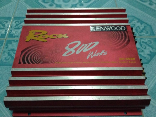 แอมป์2ch ROCK มือสองสภาพเดิมๆ เสียงดี ขับกลางแหลมชัด ขาย 950 บาท