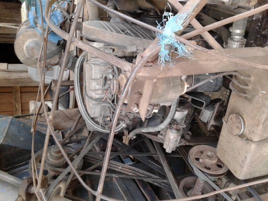 ขายหัวสีข้าวขนาด4ฟุต ไทยเส็งยนต์ เครื่องnissan LD20 ทู