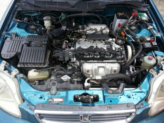 ซีวิค ตาโต เครื่องวีเทค ออโต้ ติดแก๊สลงเล่มแล้ว