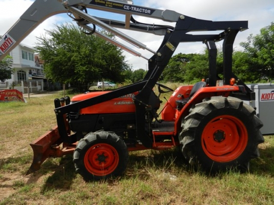 รถแทรคเตอร์KUBOTA 4508 DI ใบดัน ผาน6 คีบอ้อยใหม่ เล่มพร้อมโอน088-3705453