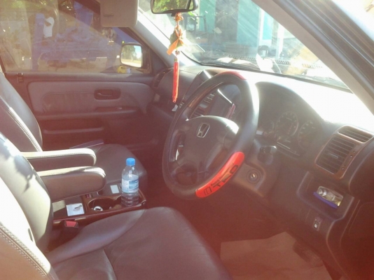 HONDA CRV ออโต้โฟวีล ปี2003 แก้สLPG หัวฉีด สีสวยเดิมบาง เล่มพร้อม