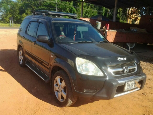 HONDA CRV ออโต้โฟวีล ปี2003 แก้สLPG หัวฉีด สีสวยเดิมบาง เล่มพร้อม