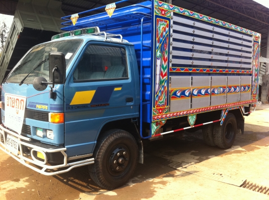 ISUZU NPR ห้างแท้ ดั้ม-อลูมิเนียมใหม่ เครื่อง 6BD1-145 แรงม้า สภาพพร้อมใช้ ทะเบียนพร้อมโอน