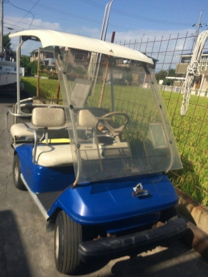 WWW.ByRin29.COM รถ YAMAHA รถกอล์ฟ แบบเครื่องยนต์ 2 ที่นั่ง เพิ่มเติมที่นั่งเล็กด้านหลัง 2 ที่ สภาพเดิมๆจากญี่ปุ่น นำเข้าจากประเทศญี่ปุ่น