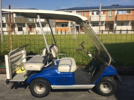 WWW.ByRin29.COM รถ YAMAHA รถกอล์ฟ แบบเครื่องยนต์ 2 ที่นั่ง เพิ่มเติมที่นั่งเล็กด้านหลัง 2 ที่ สภาพเดิมๆจากญี่ปุ่น นำเข้าจากประเทศญี่ปุ่น