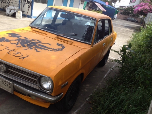 ดัสสันคลาสสิค โบราณ ติดแก๊สแล้ว น้องฝากมา