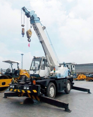 รถเครน 4 ล้อ TADANO TR80M-1 เก่าจากญี่ปุ่น พร้อมใช้งาน