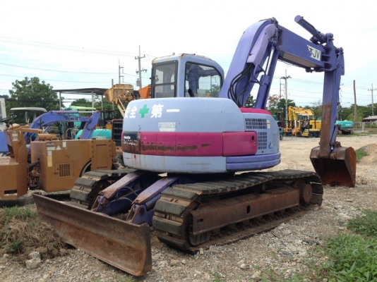 รถแบคโฮเก่าญี่ปุ่นแท้ KOMATSU PC128UU อ๊อฟเซทบูม