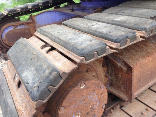 รถแบคโฮเก่าญี่ปุ่นแท้ KOMATSU PC128UU อ๊อฟเซทบูม