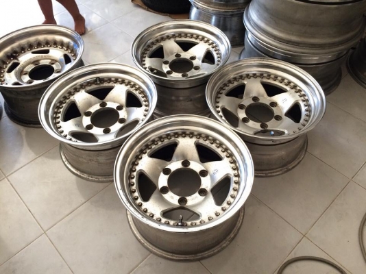 ขายล้อ BRADLEY K2 15x8 ออฟ0 6 รูกระบะ หล่อๆ ประมูลจากญี่ปุ่น