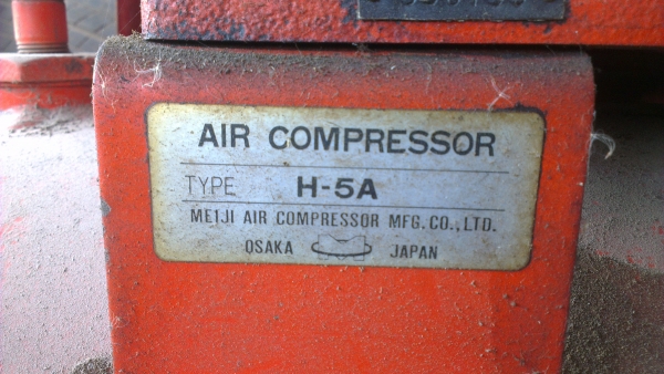 Sell> ขายปั้มลม Meiji H-5A 5 แรง ไม่เคยใช้งานในไทยครับ มอเตอร์ไฟ 3 เฟส แปลงเป็นไฟบ้านเราแล้วครับ Sell> ขายปั้มลม Meiji H-5A 5 แรง ไม่เคยใช้งานในไทยครับ มอเตอร์ไฟ 3 เฟส แปลงเป็นไฟบ้านเราแล้วครับ