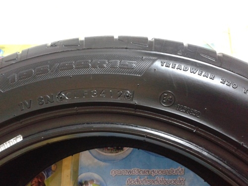 ยาง,195-55-15 POTENZA'RE002 ดอกหนาปี12หนึ่งเส้น 1,000