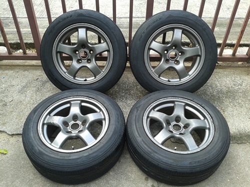 ล้อ,SKYLINE'R32 GTRพร้อมยางNITTOปี13 215-60-16 11,500