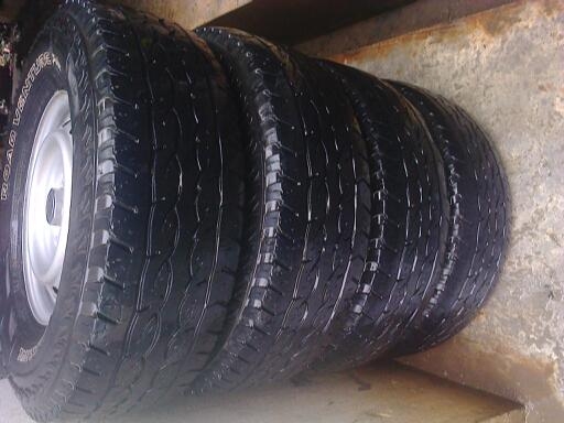 กะทะ166รูใหม่รัดยาง\%26575R16ATมาเชวปี11ฝากไว้4ล้อ6000บาททั้ง4ล้อ กะทะ166รูใหม่รัดยาง\%26575R16ATมาเชวปี11ฝากไว้4ล้อ6000บาททั้ง4ล้อ