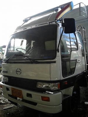 ขาย Hinoสิงห์ไฮเทค เครื่อง195แรง คอกยาว7.2ม.สภาพสวย