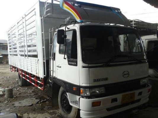 ขาย Hinoสิงห์ไฮเทค เครื่อง195แรง คอกยาว7.2ม.สภาพสวย