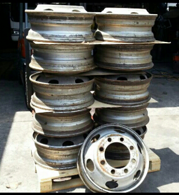 กระทะล้อเรเดียน ขอบ 22.5&times;7.5 เก่าญี่ปุ่น