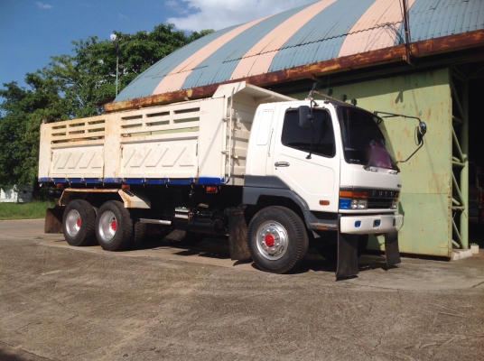 ขายรถบรรทุกสิบล้อดัมพ์ Mitsubishi TF ซีเรียล 3,2xx เครื่องเดิม 6d16 turbo 220 แรง 2 เพลา เกียร์เดิม กระบะสามมิตร