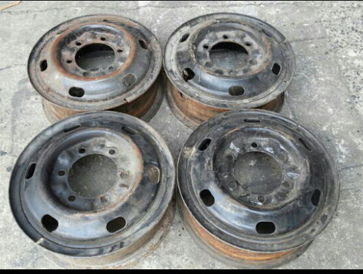 กะทะล้อ ขอบ16    6 รู ใส่ NKR  TOPY แท้ 4 วง