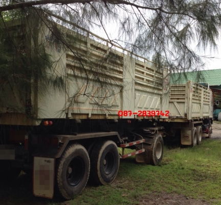 ขายดาวน์ HINO 380 แรงม้า  พ่วงแม่-ลูก 3 คาน