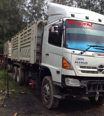 ขายดาวน์ HINO 380 แรงม้า  พ่วงแม่-ลูก 3 คาน