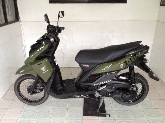 TTX รุ่นLimited ลายทหาร สีเขียวด้าน ปี56 (ของแถม 4 รายการ) TTX รุ่นLimited ลายทหาร สีเขียวด้าน ปี56 (ของแถม 4 รายการ)